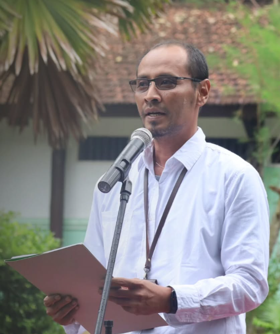 Kepala Balai TNAP membacakan sambutan Kebangkitan Nasional